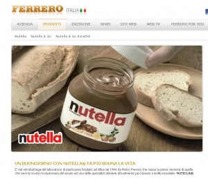 nutella ferrero